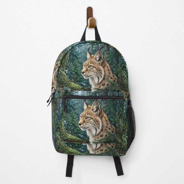 Item preview, Eurasian Lynx in Boreal Forest designed and sold by Eclectic Monkey.