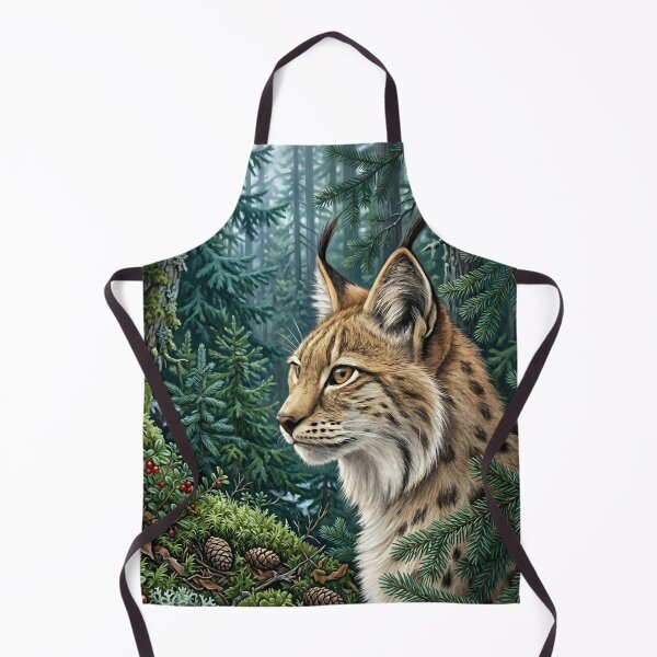 Item preview, Eurasian Lynx in Boreal Forest designed and sold by Eclectic Monkey.
