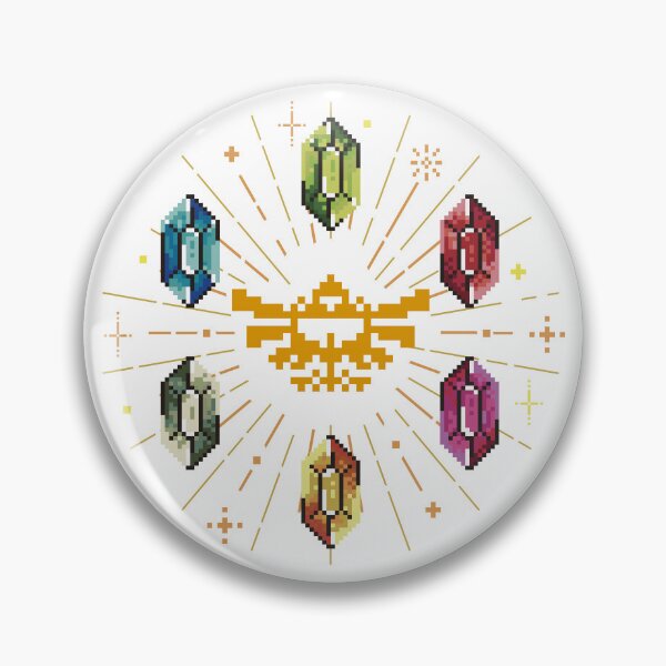 Item preview, Hylian Rupees pixel art zelda designed and sold by samuzai.