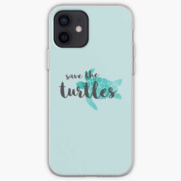 Save the Turtles iPhone Soft Case