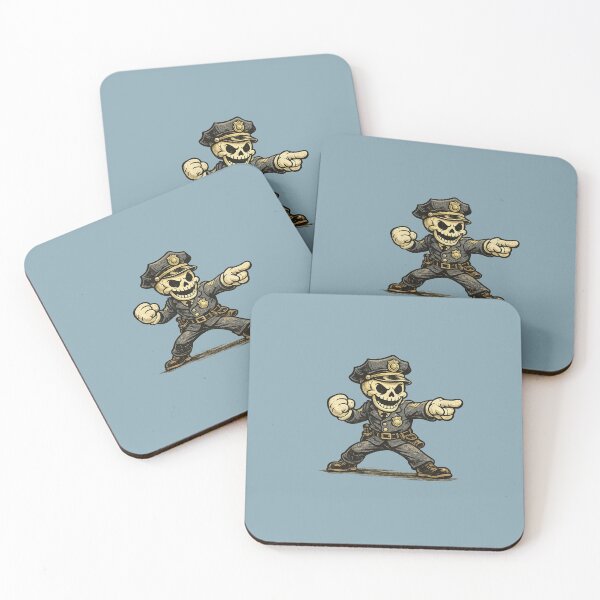 Item preview, Officer Bones on Patrol designed and sold by Ghostly-Outlaws.