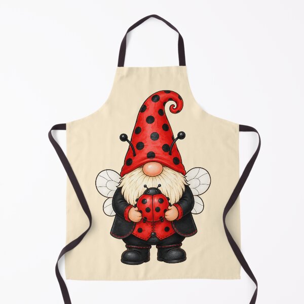 Item preview, Ladybug Gnome Garden Guardian designed and sold by Victor Shadehorn.
