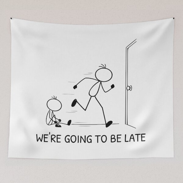 Item preview, Funny Back to School Dad Shirt | We're Going To Be Late | School Morning Parent Humor designed and sold by Pebl-Co.