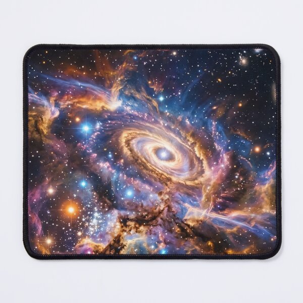Item preview, Vibrant Cosmic Nebula Galaxy Art designed and sold by Utopian-Magic.