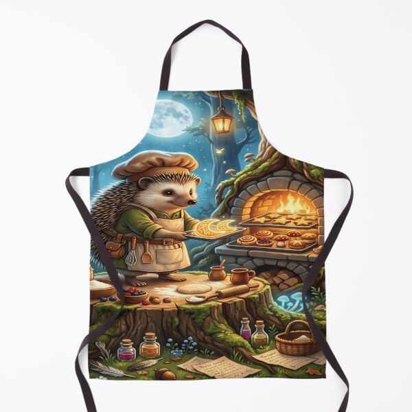 Item preview, The Moonlight Baker | Cozy Fantasy Hedgehog Storybook Illustration designed and sold by MAJCO-ART.