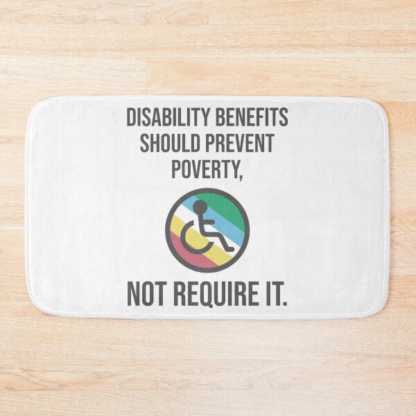 Item preview, Disability benefits should not require poverty. designed and sold by Rachel the Artist .