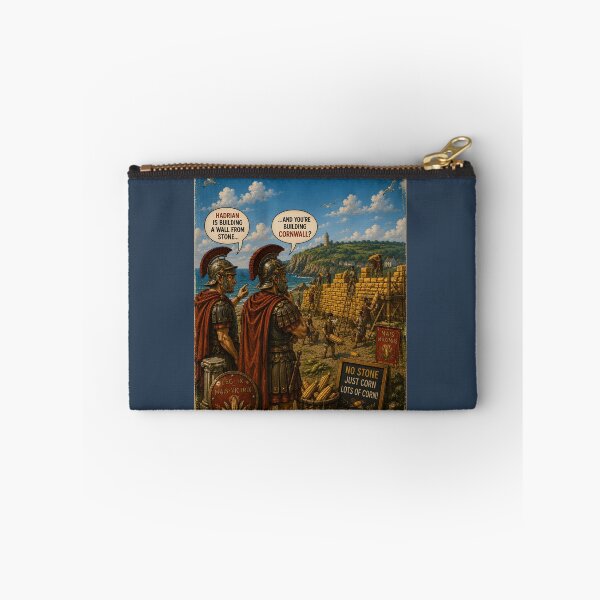 Item preview, Cornwall Funny Roman Corn Wall Place Name Pun Design designed and sold by Hornace88studio.