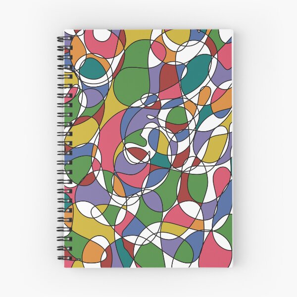 Item preview, Colourful doodle scribbles designed and sold by Line & Tide.