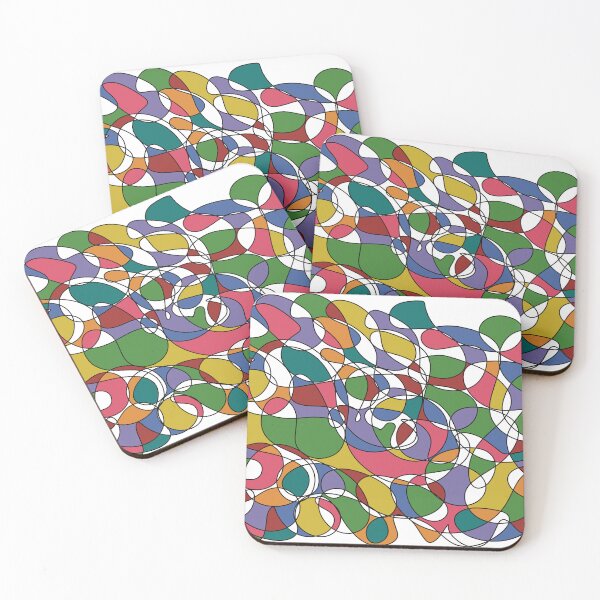Item preview, Colourful doodle scribbles designed and sold by Line & Tide.