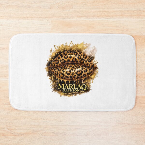Item preview, Luxury Leopard Print Lips Fashion Design designed and sold by Marlaq fashion .