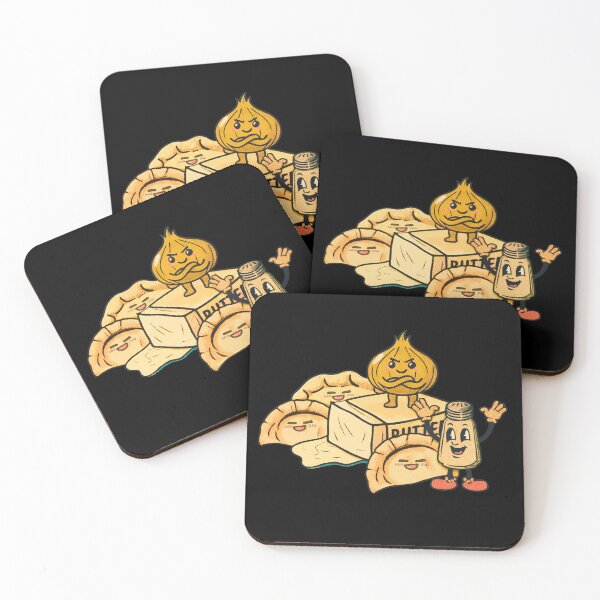 Item preview, Retro Cartoon Pierogi Crew Vintage Food designed and sold by pulse_retail.