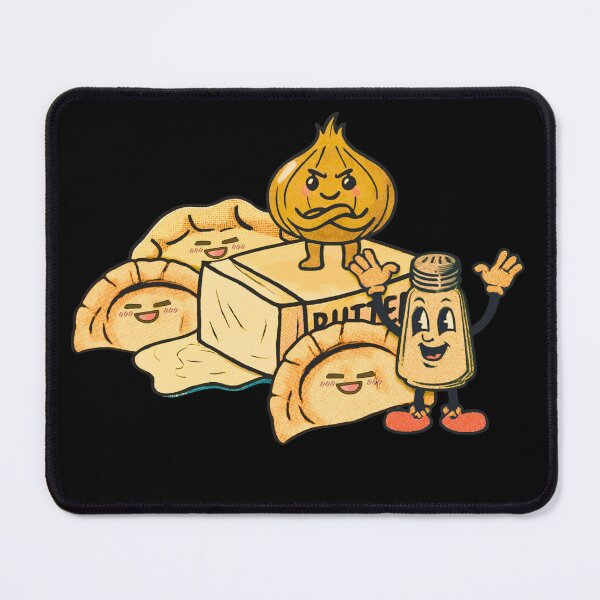 Item preview, Retro Cartoon Pierogi Crew Vintage Food designed and sold by pulse_retail.