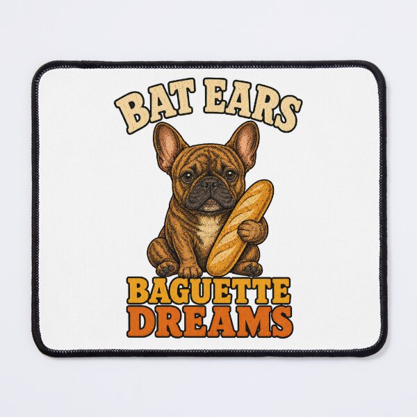 Item preview, Bat Ears Baguette Dreams French Bulldog designed and sold by Sandydesign.