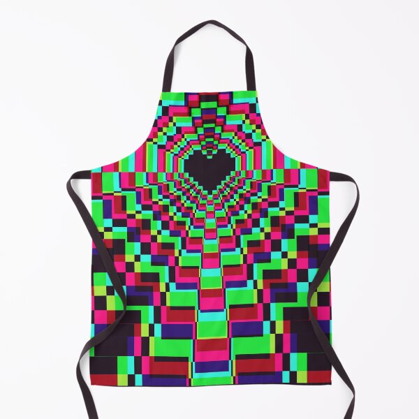 Item preview, Dark Pixel Heart Kaleidoscope - Synthwave 2 designed and sold by animinimal.
