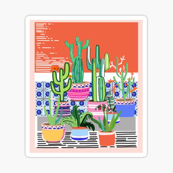 Aperçu de l'œuvre Fenêtre de cactus créée et vendue par Mukta Lata Barua.