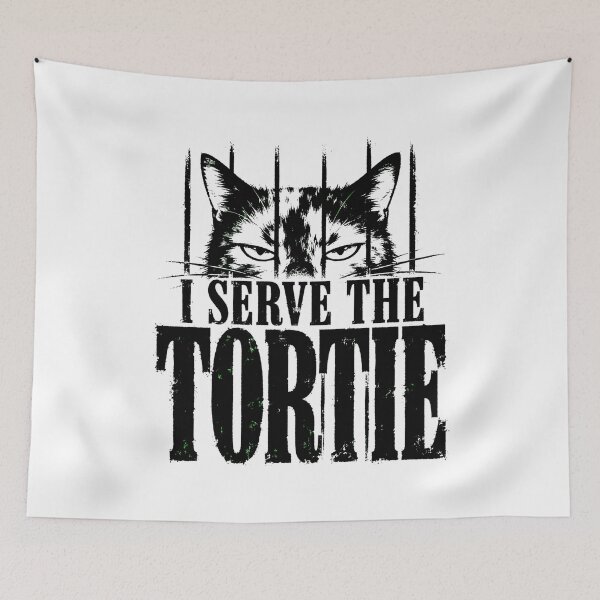 Item preview, I Serve the Tortie Tortitude Grunge Owner Humor designed and sold by chattsuede.