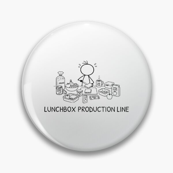 Item preview, Funny Lunchbox Dad Shirt | Back to School Parent Humor | Lunchbox Production Line designed and sold by Pebl-Co.