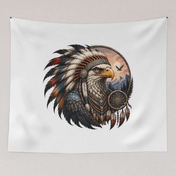 Item preview, Tribal Spirit Eagle designed and sold by VerdePegajoso.