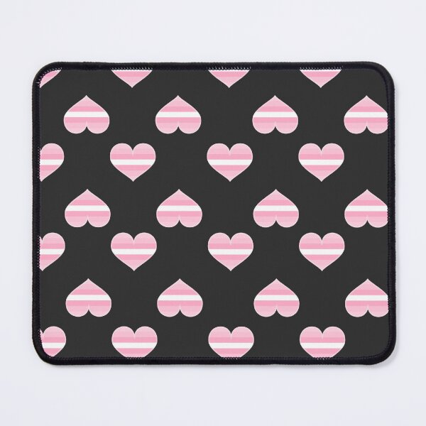 Item preview, Demigirl Pink Pride Heart [Dark Edition] designed and sold by Roxzania.