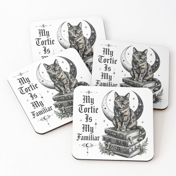 Item preview, Witchy Tortoiseshell Familiar Gothic Occult Celestial Feline designed and sold by chattsuede.