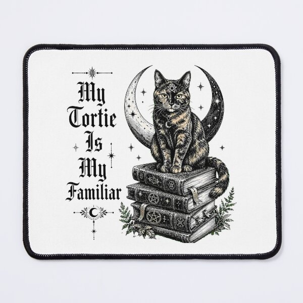 Item preview, Witchy Tortoiseshell Familiar Gothic Occult Celestial Feline designed and sold by chattsuede.