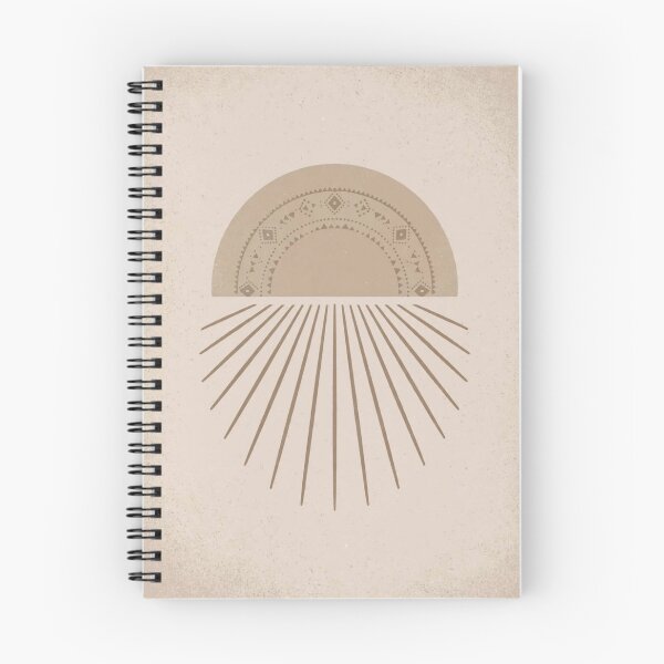 Item preview, Mid Century Boho Sun - Minimalist Neutral Sunrise Wall Art designed and sold by Katte to.