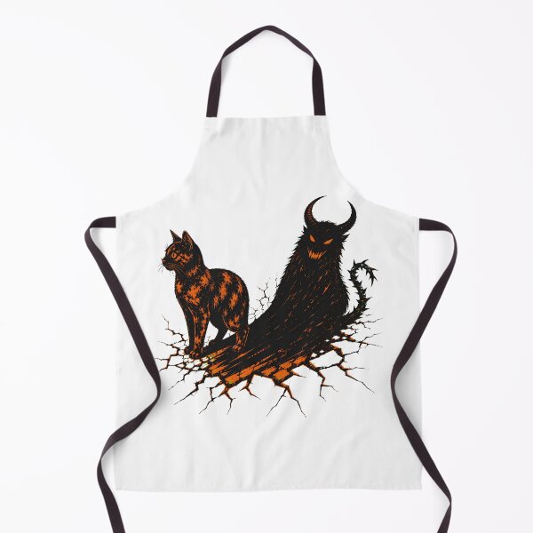 Item preview, Gothic Tabby Inner Demon Spooky Feline Shadow designed and sold by chattsuede.