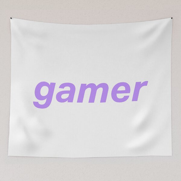 Item preview, Gamer - lavender text designed and sold by titanic415.