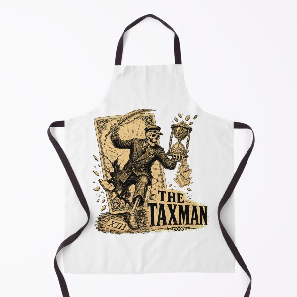 Item preview, Tax Season Skeleton Tarot Engraving Dark Humor designed and sold by chattsuede.