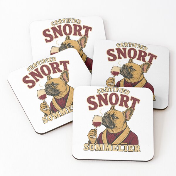 Item preview, Certified Snort Sommelier Bulldog designed and sold by Sandydesign.