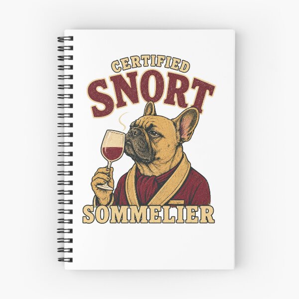 Item preview, Certified Snort Sommelier Bulldog designed and sold by Sandydesign.