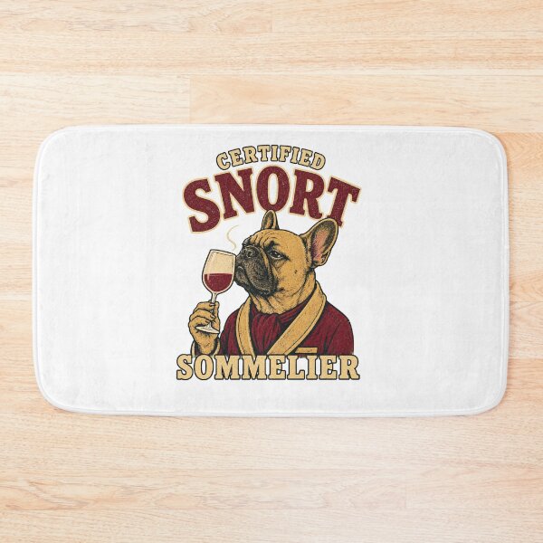 Item preview, Certified Snort Sommelier Bulldog designed and sold by Sandydesign.