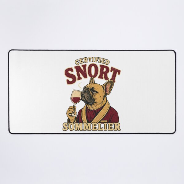 Item preview, Certified Snort Sommelier Bulldog designed and sold by Sandydesign.