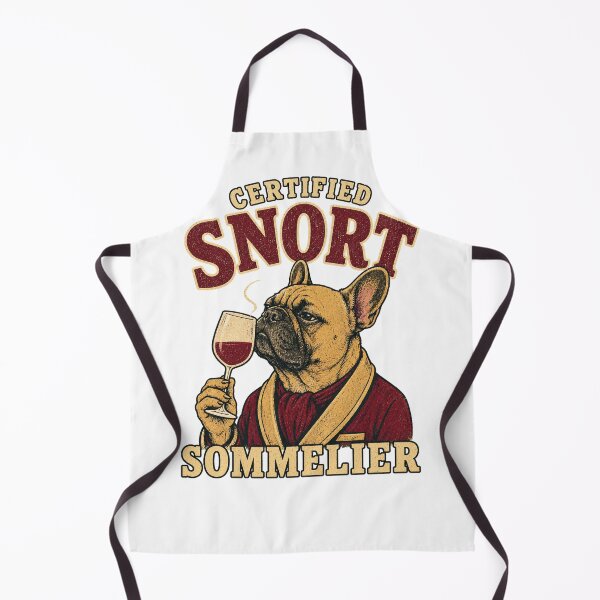 Item preview, Certified Snort Sommelier Bulldog designed and sold by Sandydesign.