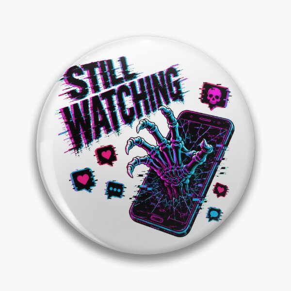 Item preview, Still Watching Phone Horror Digital Decay designed and sold by chattsuede.