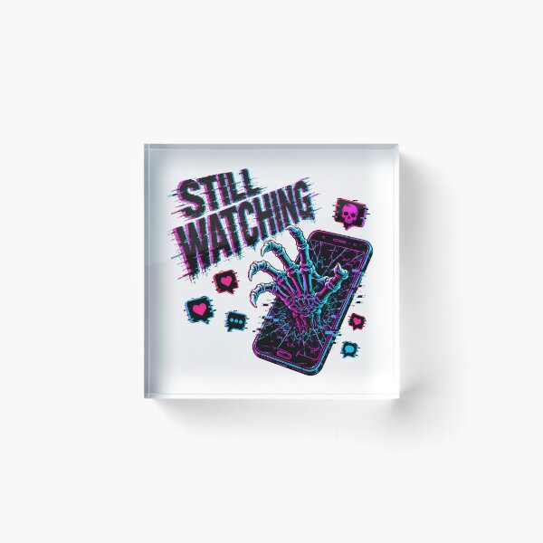 Item preview, Still Watching Phone Horror Digital Decay designed and sold by chattsuede.