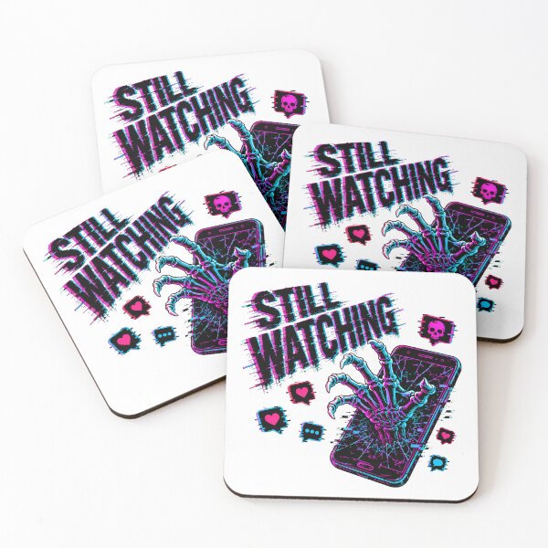Item preview, Still Watching Phone Horror Digital Decay designed and sold by chattsuede.