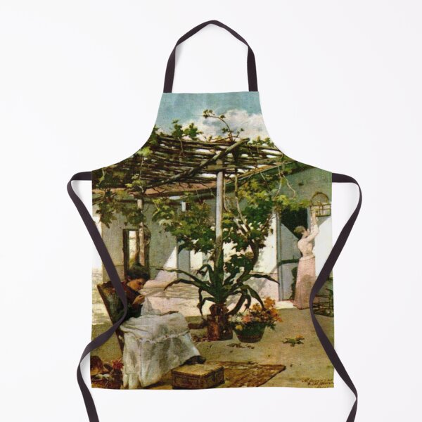 Item preview, Patio Interior Vintage Paiting Antonio Herrera Toro designed and sold by aponwao.