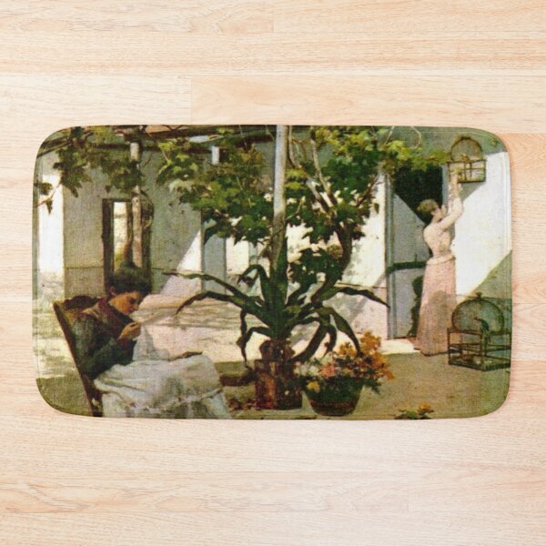 Item preview, Patio Interior Vintage Paiting Antonio Herrera Toro designed and sold by aponwao.