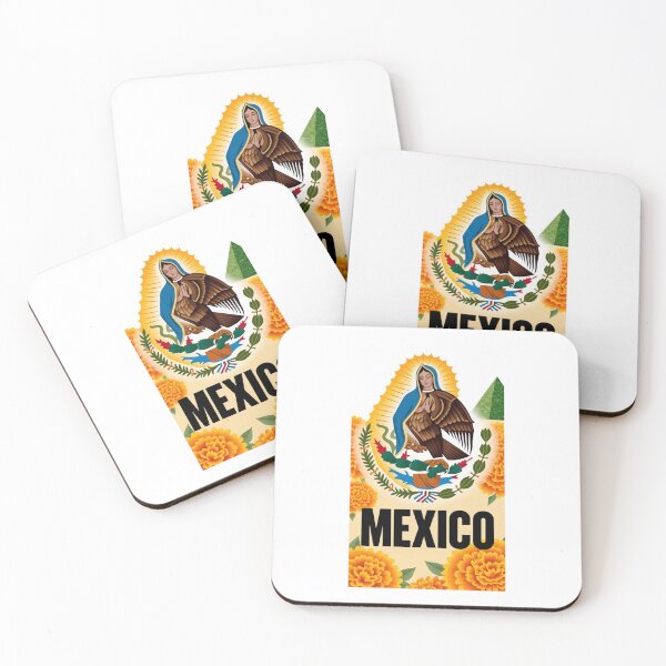 Item preview, Mexico Pride Virgin of Guadalupe Aztec Eagle designed and sold by LC&LCPlatform.
