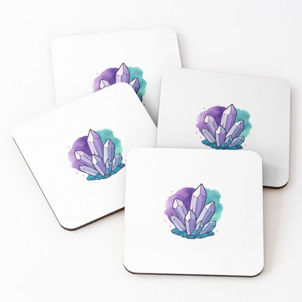 Item preview, Celestial Crystal Cluster Sticker designed and sold by TicoInk.