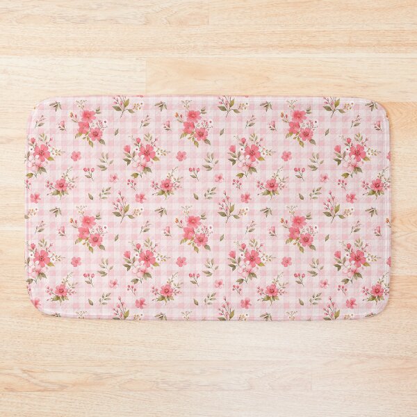 Item preview, Cute Floral Pattern Gift for Flower Lovers | Aesthetic Pink Gingham Design Gift for Cottagecore Fans | Vintage Floral Print Gift for Gardeners | Pastel Flower Pattern Gift for Bridesmaid designed and sold by VivaFy.
