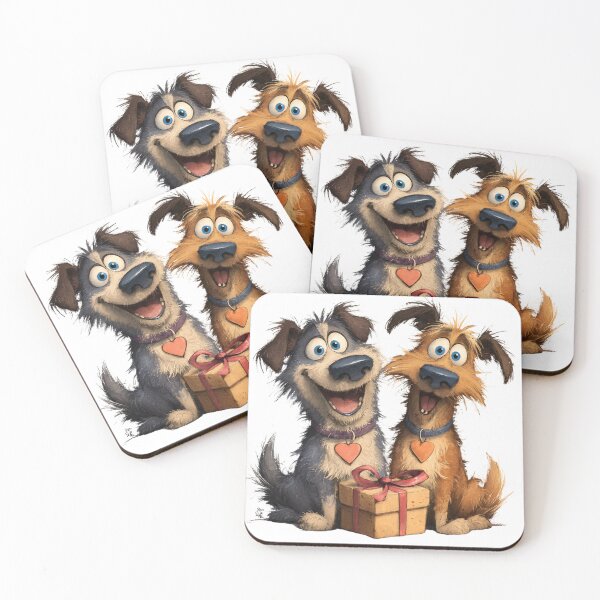 Item preview, The Pawfect Friendship – Puppy Pals designed and sold by TheCanineCanvas.