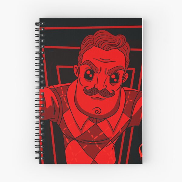 Item preview, Hello Neighbor First Person Fan Art | Red Horror Illustration | Official Fan Art designed and sold by Let There Be Art Studio.