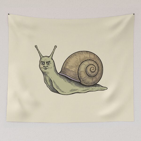 Item preview, Human Face Snail  designed and sold by Gkinoki.