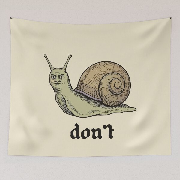 Item preview, Human Face Snail Don't designed and sold by Gkinoki.