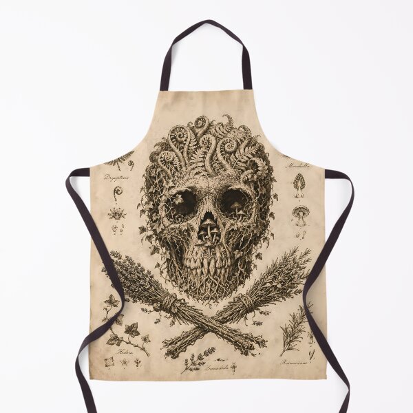 Item preview, Gothic Botanical Skull Dark Academia Herbology Study designed and sold by chattsuede.
