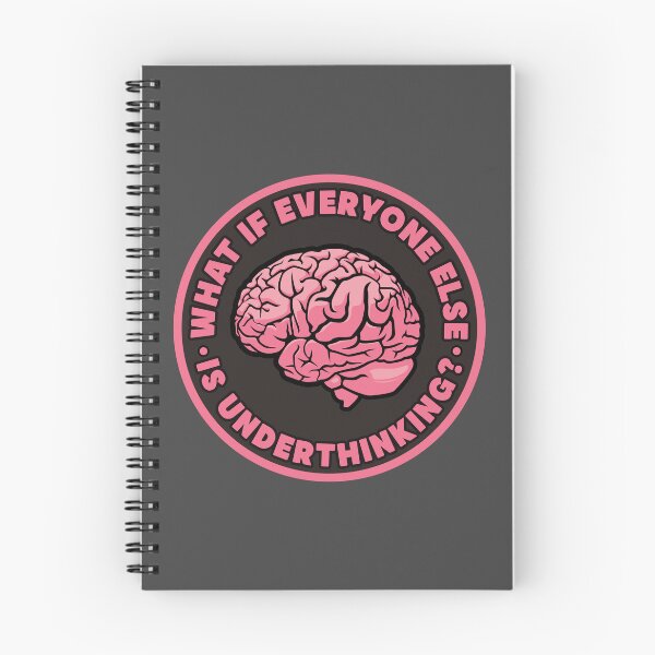 Item preview, Overthinker brain design – What if everyone else is underthinking? designed and sold by messy-nessie.