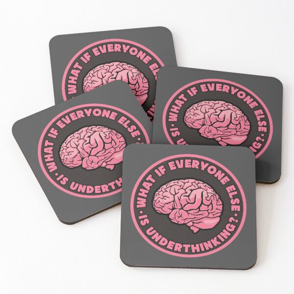 Item preview, Overthinker brain design – What if everyone else is underthinking? designed and sold by messy-nessie.