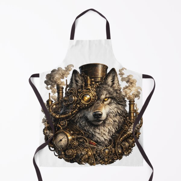 Item preview, Steampunk Wolf designed and sold by VerdePegajoso.